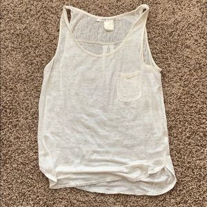 White tank top